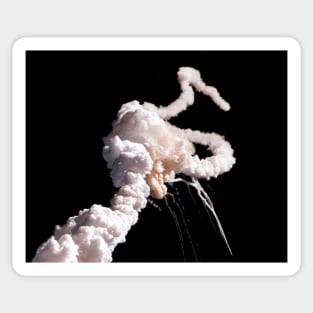 Explosion of the Space Shuttle Challenger (S525/0042) Sticker